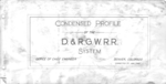 D&RGW 1964 Condensed Track Profile