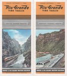D&RGW System Passenger Timetable - 1-Oct-1962