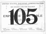 Rio Grande Jct. Railway Timetable 105