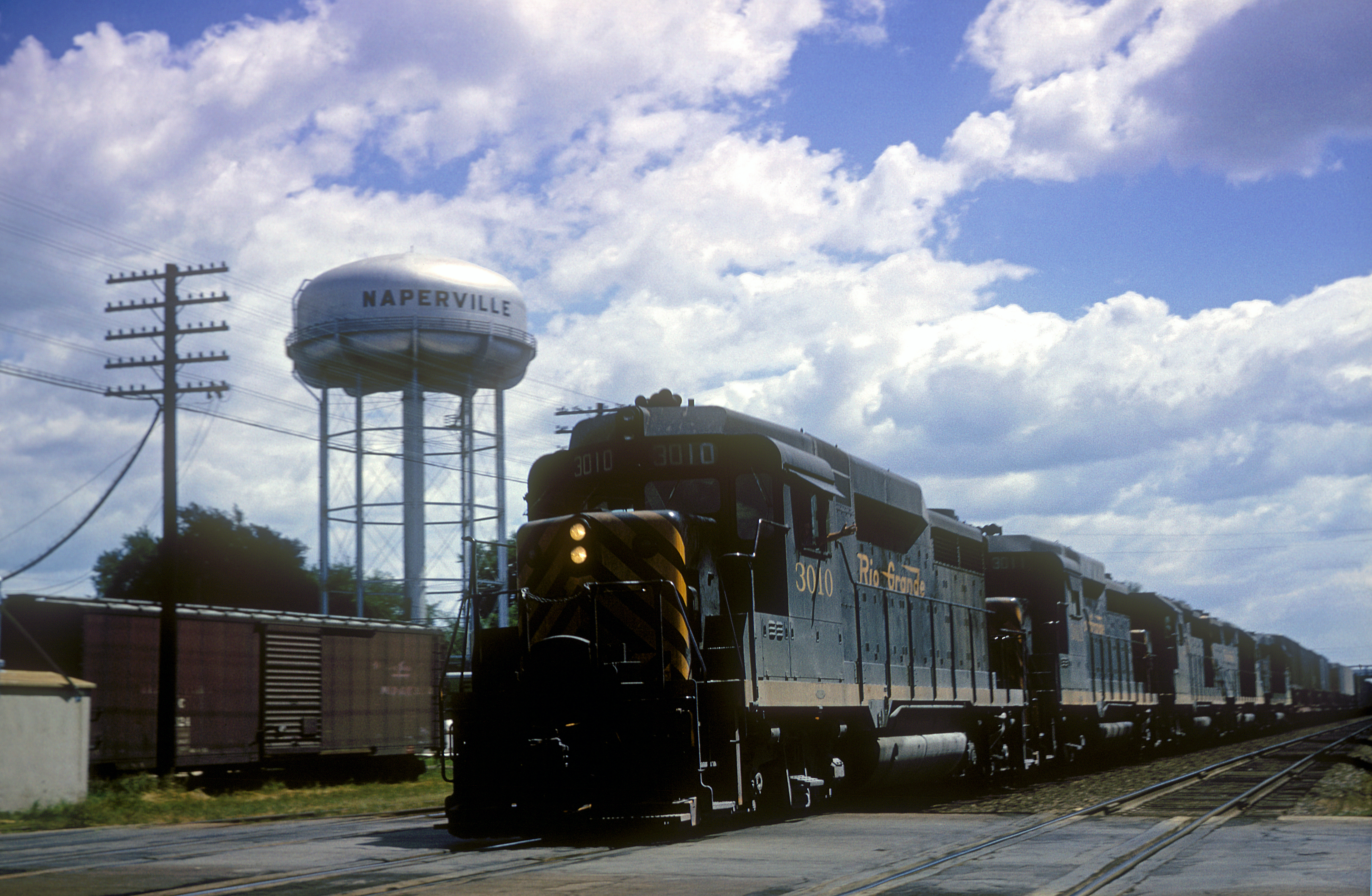 D&RGW GP30 3010 in Naperville, Illinois