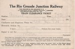 Rio Grande Junction Clearance Tickets