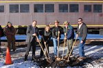 Groundbreaking for the SL&RG's New Alamosa Shop - 4-Jan-2008