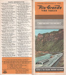D&RGW System Passenger Timetable - 6-Nov-1966