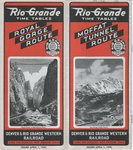 D&RGW Passenger Timetable - 1-Apr-1946