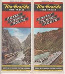 D&RGW System Passenger Timetable - 1-Jun-1952