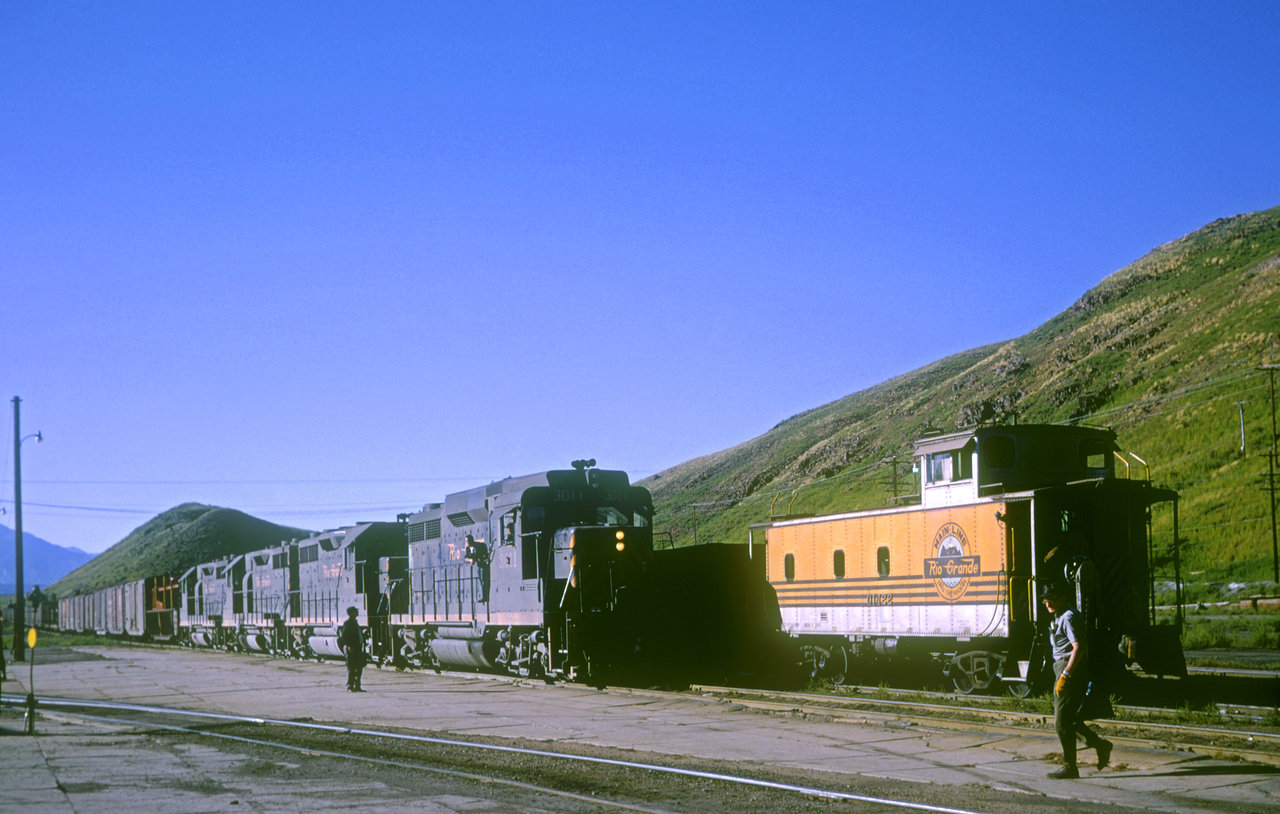 D&RGW GP30 3011 in Salida, Colorado