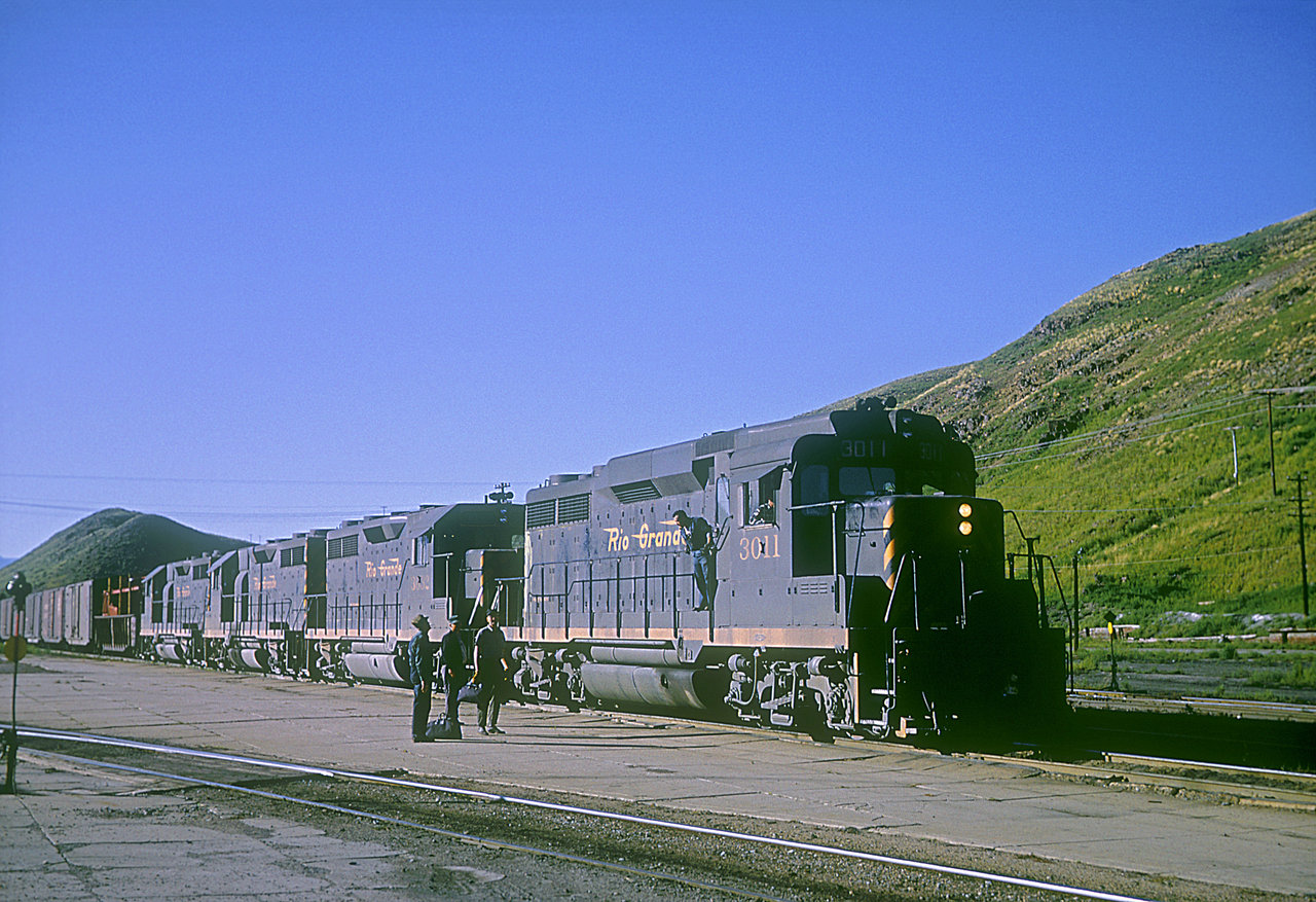 D&RGW GP30 3011 in Salida, Colorado